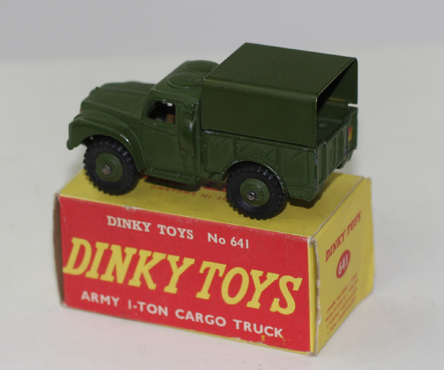 MILITARY DINKY TOYS 641 1 TON ARMY TRUCK NMIB | eBay